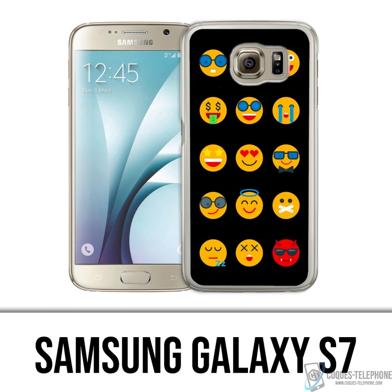 Custodia per Samsung Galaxy S7 - Emoji