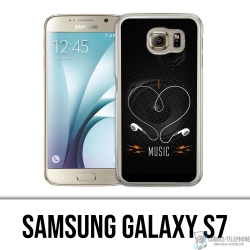 Samsung Galaxy S7 Case - Ich liebe Musik