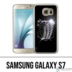 Funda Samsung Galaxy S7 - Logotipo de Attack On Titan