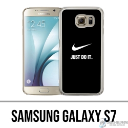 Samsung Galaxy S7 Case - Nike Just Do It Schwarz