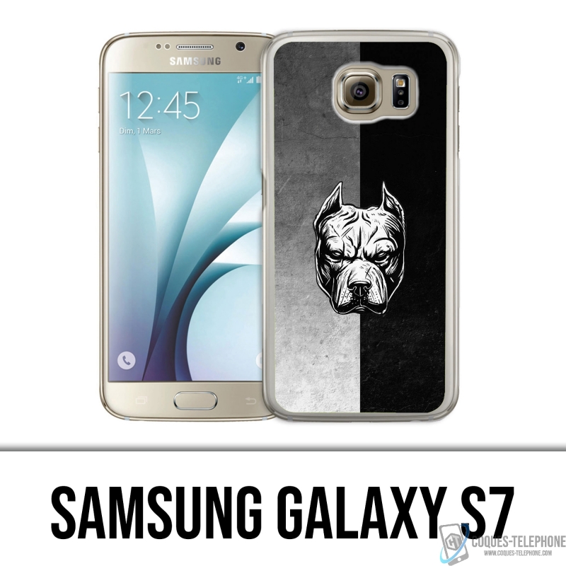 Coque Samsung Galaxy S7 - Pitbull Art