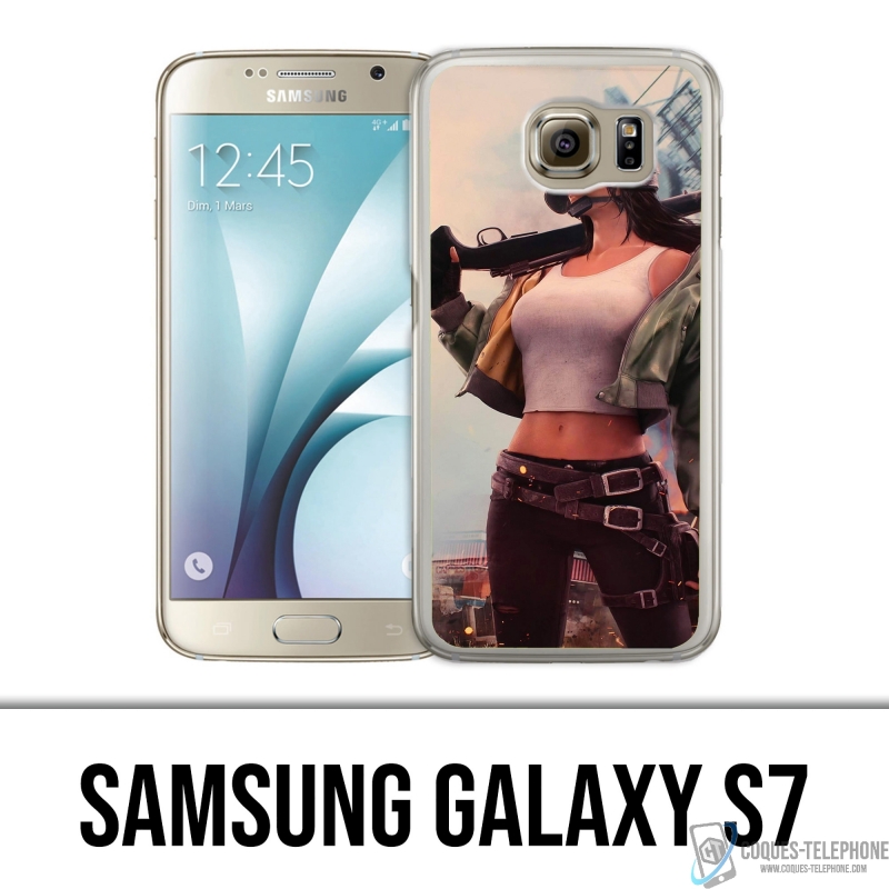 Coque Samsung Galaxy S7 - PUBG Girl