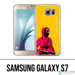 Samsung Galaxy S7 case - Squid Game Soldier Cartoon