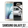 Coque Samsung Galaxy S7 - Tesla Model 3 Blanc