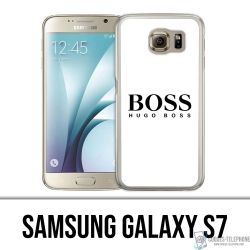 Funda Samsung Galaxy S7 - Hugo Boss Blanco
