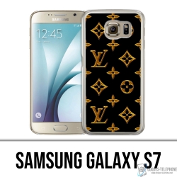Funda Samsung Galaxy S7 - Louis Vuitton Gold