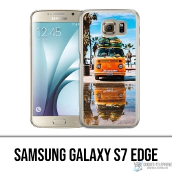 Coque Samsung Galaxy S7 edge - Combi VW Plage Surf