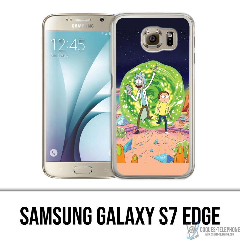 Coque Samsung Galaxy S7 edge - Rick Et Morty