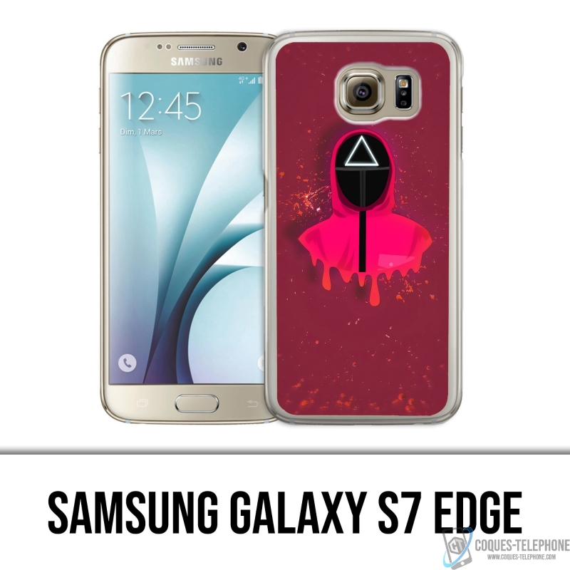 Coque Samsung Galaxy S7 edge - Squid Game Soldat Splash