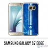 Funda Samsung Galaxy S7 edge - Adidas Blue Stripes