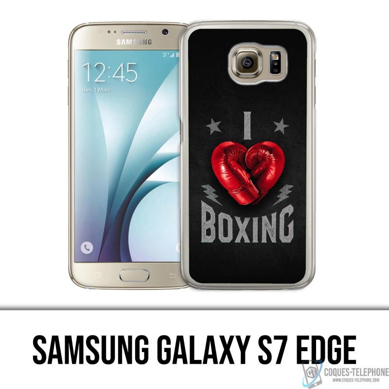 Coque Samsung Galaxy S7 edge - I Love Boxing