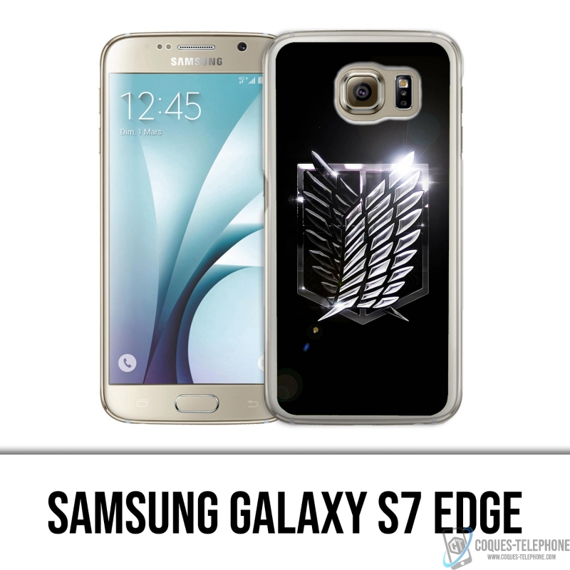 Coque Samsung Galaxy S7 edge - Logo Attaque Des Titans