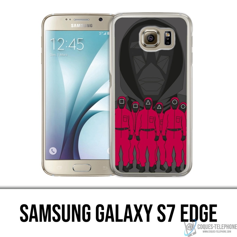 Coque Samsung Galaxy S7 edge - Squid Game Cartoon Agent