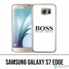 Samsung Galaxy S7 Edge Case - Hugo Boss Weiß