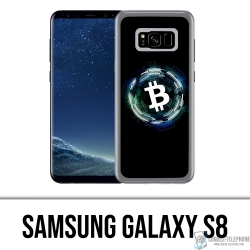 Custodia per Samsung Galaxy S8 - Logo Bitcoin