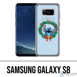 Funda Samsung Galaxy S8 - Stitch Merry Christmas