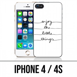 Custodia per iPhone 4 / 4S - Goditi le piccole cose