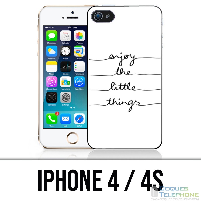 Coque iPhone 4 / 4S - Enjoy Little Things