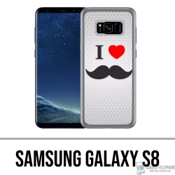 Coque Samsung Galaxy S8 - I Love Moustache
