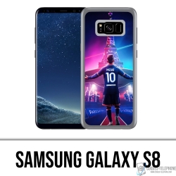 Cover Samsung Galaxy S8 - Messi PSG Parigi Torre Eiffel
