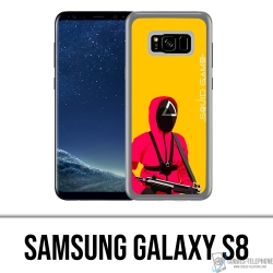 Cover Samsung Galaxy S8 - Squid Game Soldier Cartoon