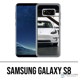 Custodia per Samsung Galaxy S8 - Tesla Model 3 bianca