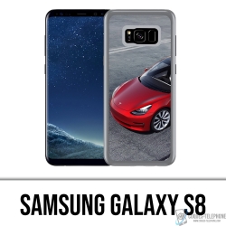 Custodia per Samsung Galaxy S8 - Tesla Model 3 Rossa