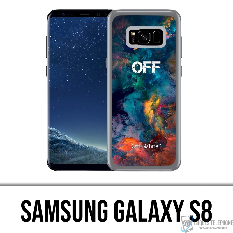 Samsung Galaxy S8 Case - Off White Color Cloud