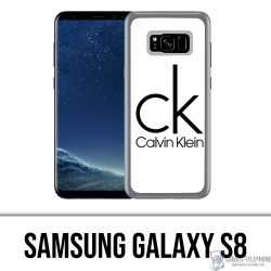 Samsung Galaxy S8 Case - Calvin Klein Logo Weiß