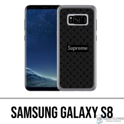 Samsung Galaxy S8 Case - Supreme Vuitton Schwarz