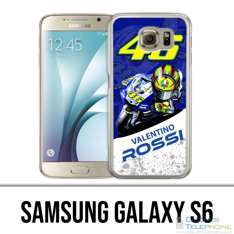 Funda Samsung Galaxy S6 - Motogp Rossi Cartoon
