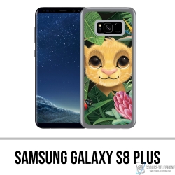 Funda para Samsung Galaxy S8 Plus - Disney Simba Baby Leaves