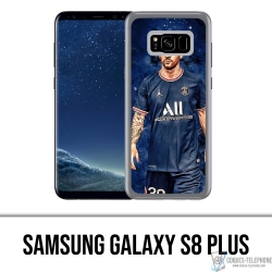 Cover Samsung Galaxy S8 Plus - Messi PSG Paris Splash