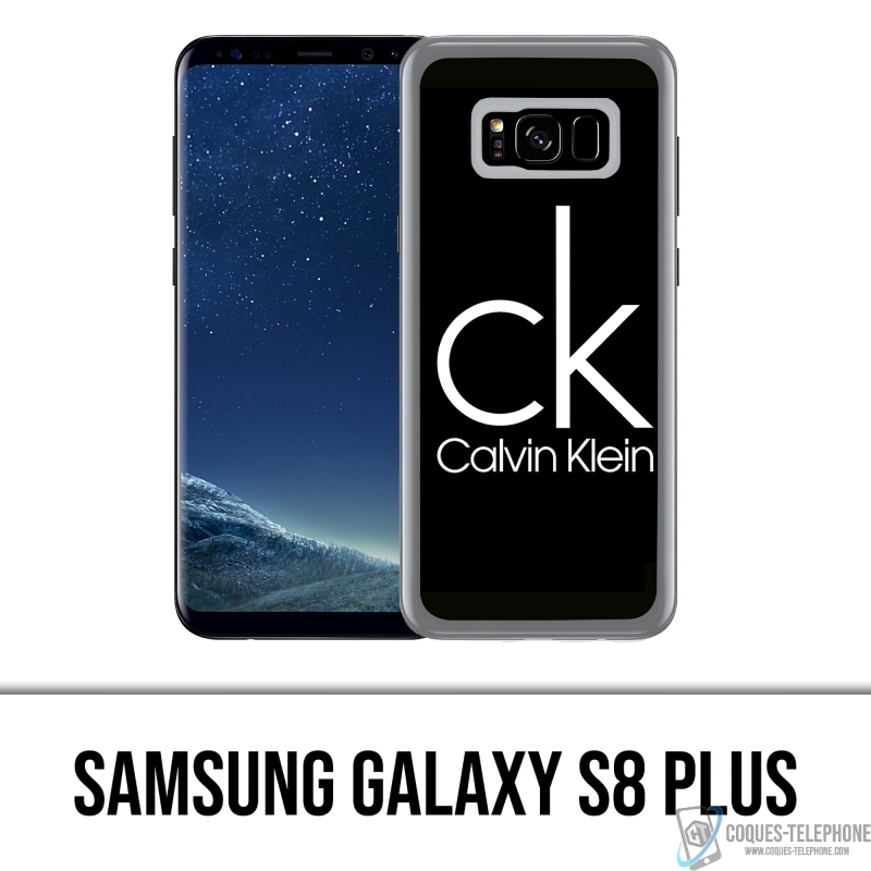 Custodia Samsung Galaxy S8 Plus - Logo Calvin Klein Nera