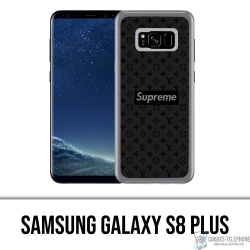 Samsung Galaxy S8 Plus Case - Supreme Vuitton Schwarz