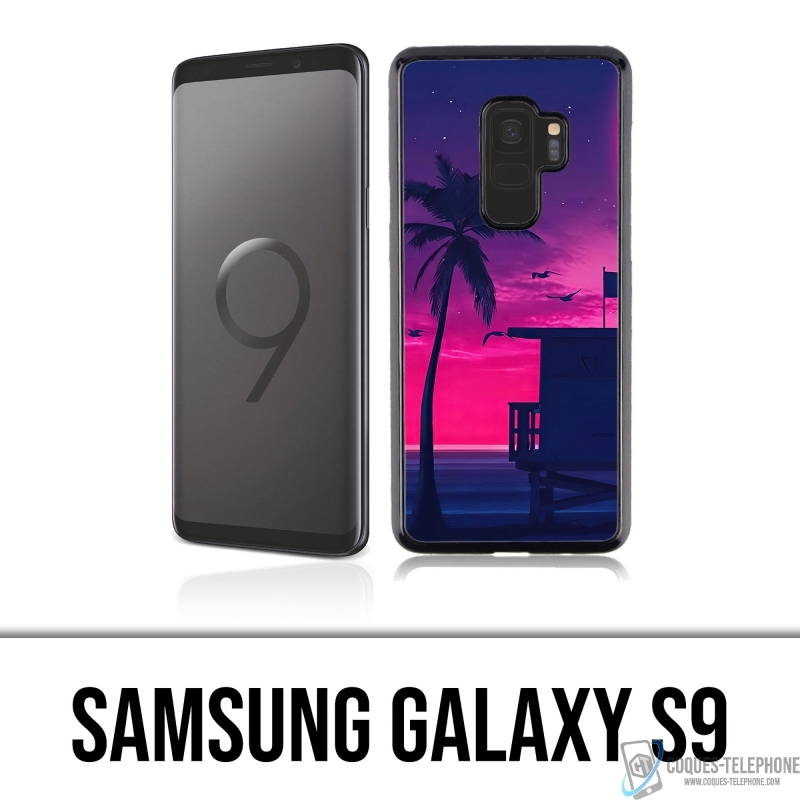Coque Samsung Galaxy S9 - Miami Beach Violet