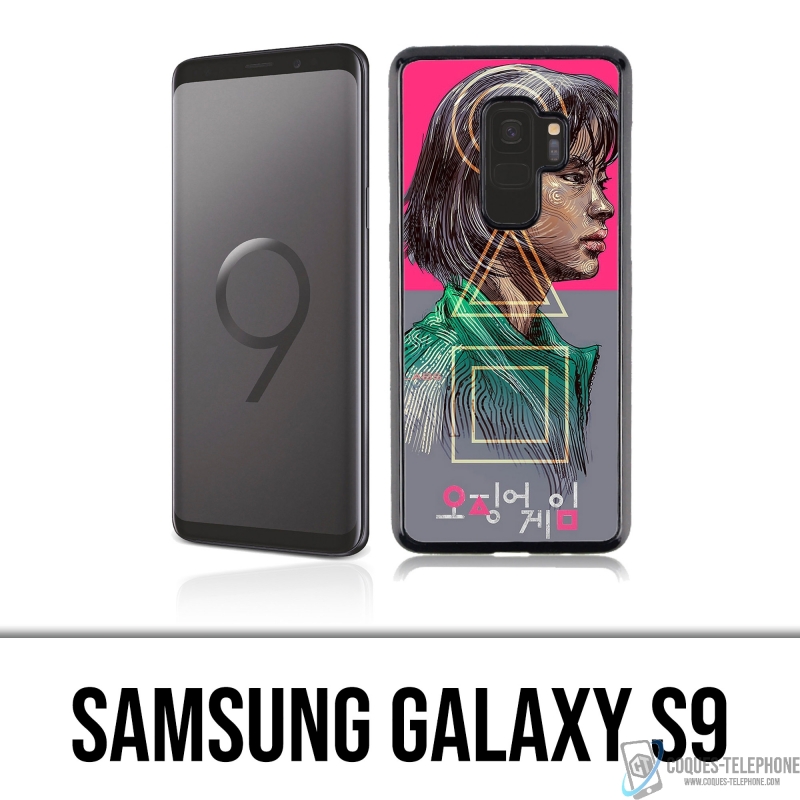Coque Samsung Galaxy S9 - Squid Game Girl Fanart
