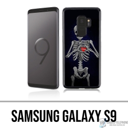 Funda Samsung Galaxy S9 - Corazón de esqueleto