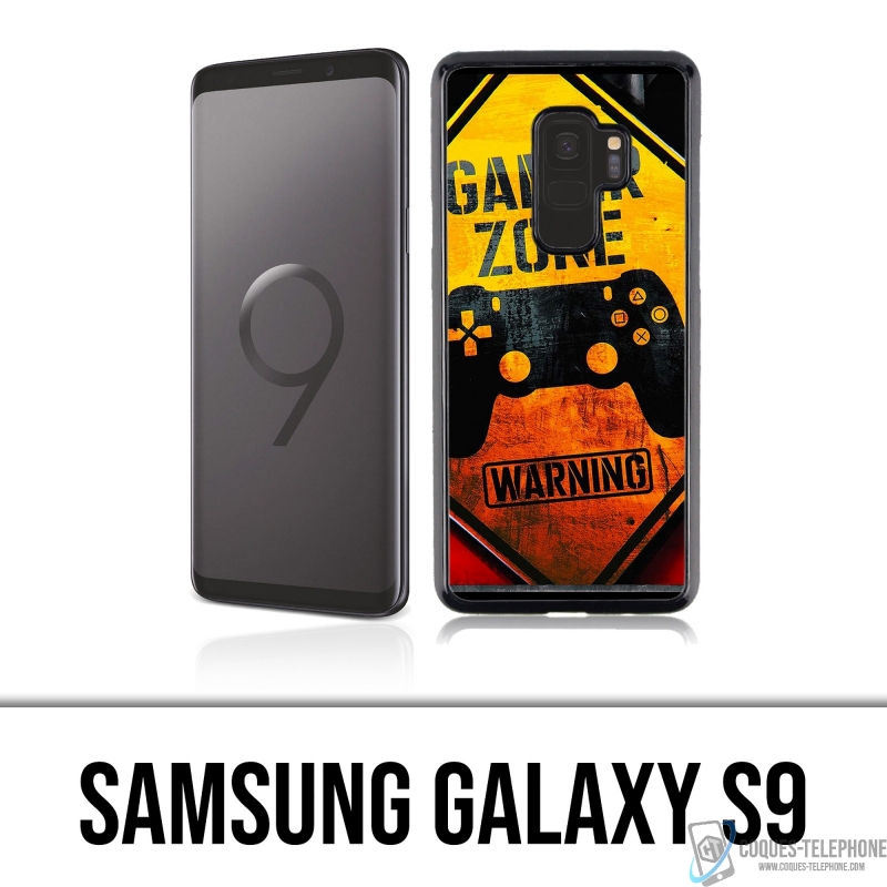 Coque Samsung Galaxy S9 - Gamer Zone Warning