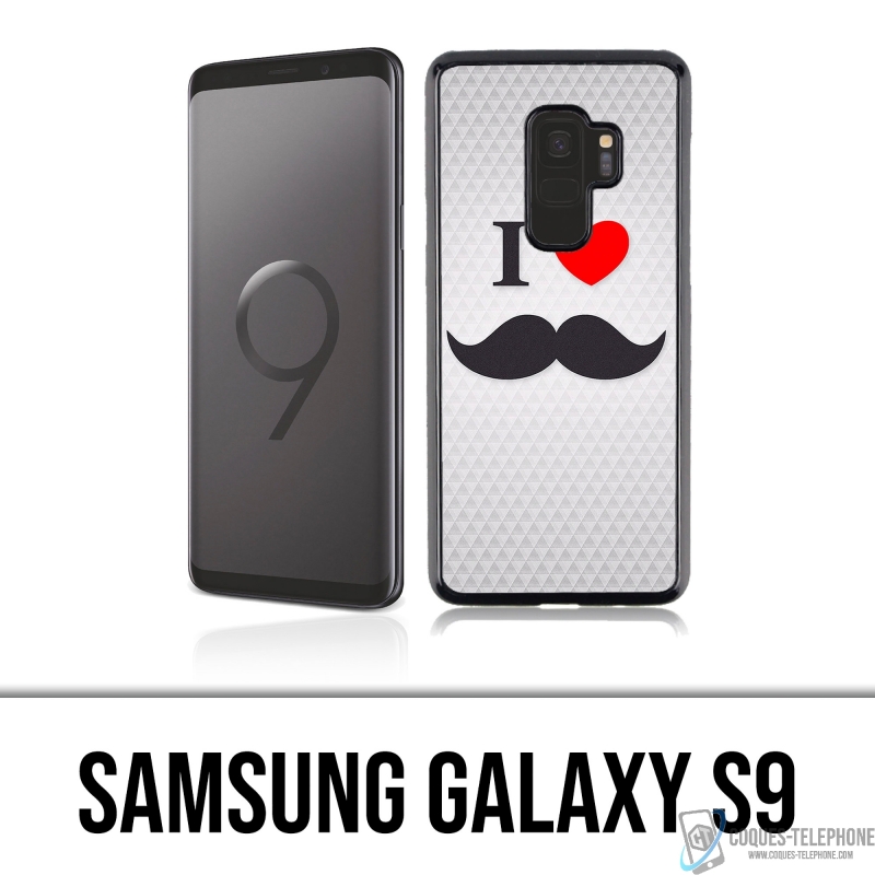 Coque Samsung Galaxy S9 - I Love Moustache