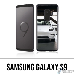 Samsung Galaxy S9 Case - Tesla Model 3 Weiß