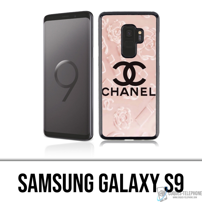 Coque Samsung Galaxy S9 - Chanel Fond Rose