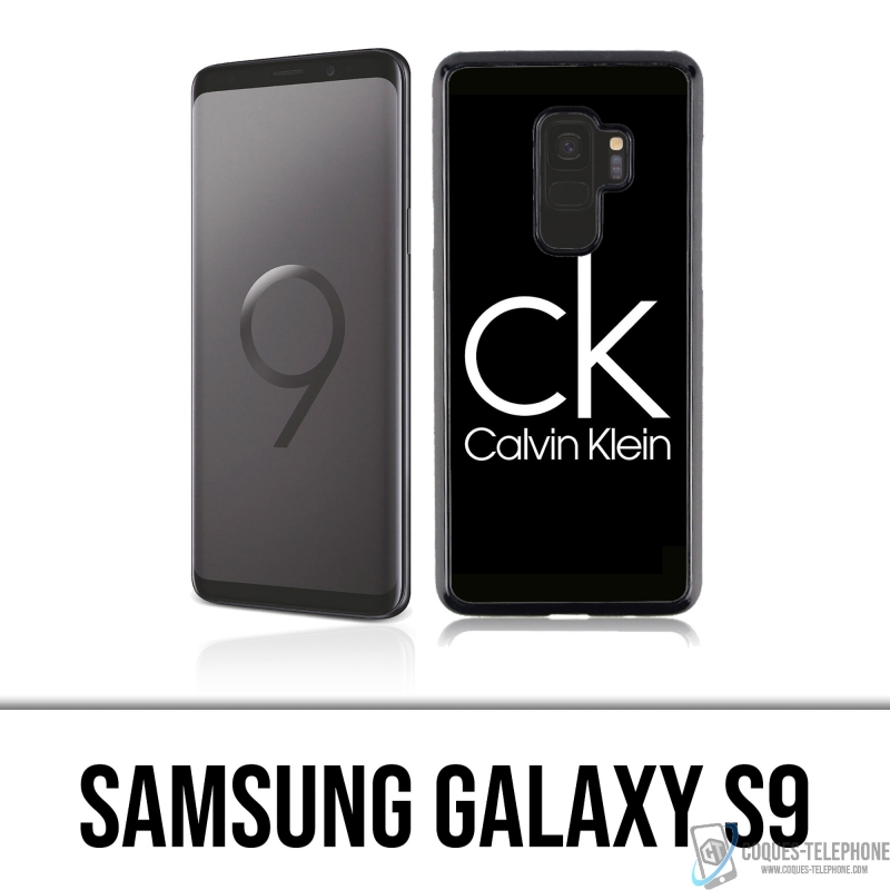 Coque Samsung Galaxy S9 - Calvin Klein Logo Noir