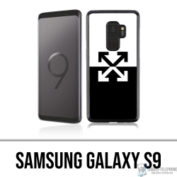 Custodia per Samsung Galaxy S9 - Logo bianco sporco
