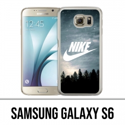 Samsung Galaxy S6 Hülle - Nike Logo Wood