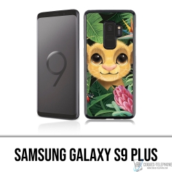 Funda para Samsung Galaxy S9 Plus - Disney Simba Baby Leaves