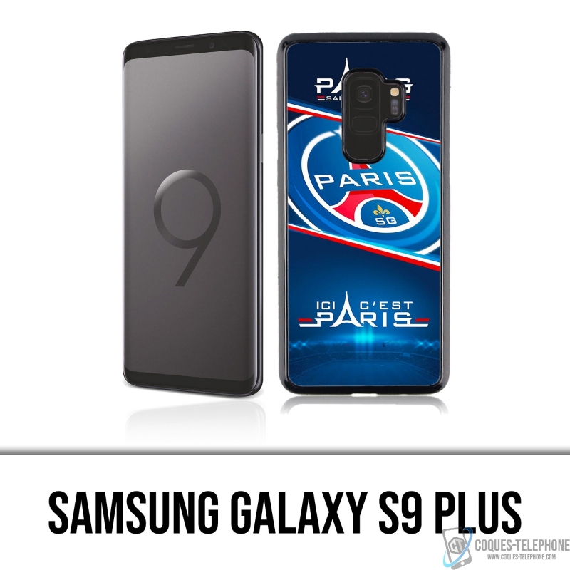 Cover Samsung Galaxy S9 Plus - PSG Ici Cest Paris