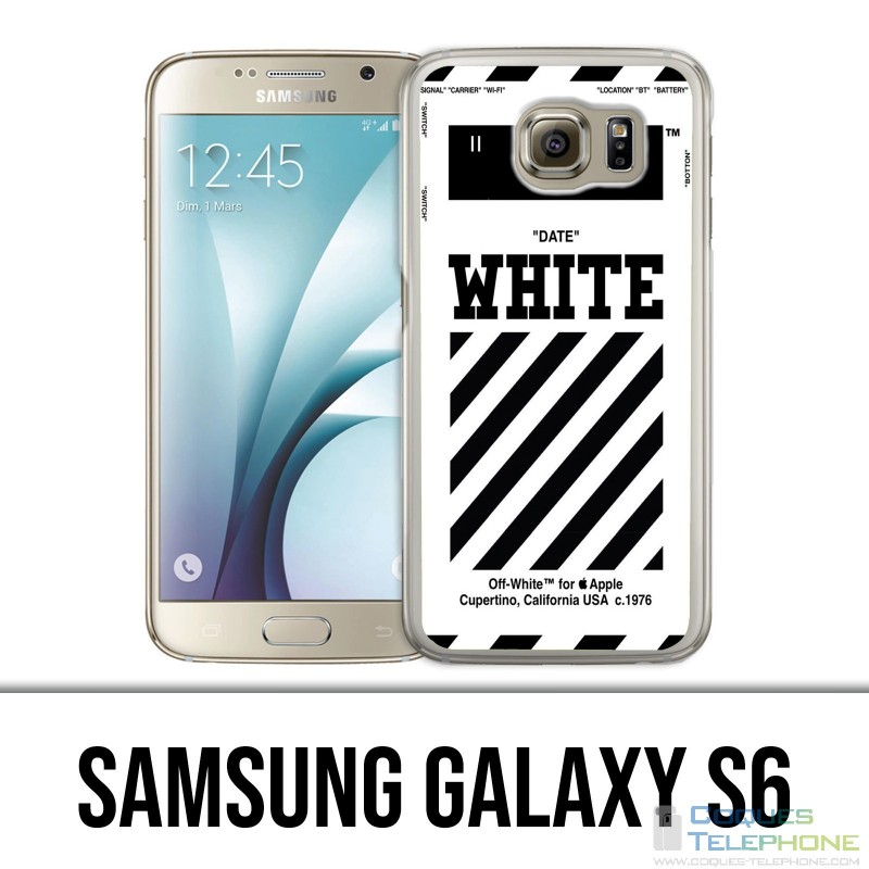 Carcasa Samsung Galaxy S6 - Blanco roto Blanco