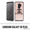 Custodia Samsung Galaxy S9 Plus - Sfondo rosa Chanel