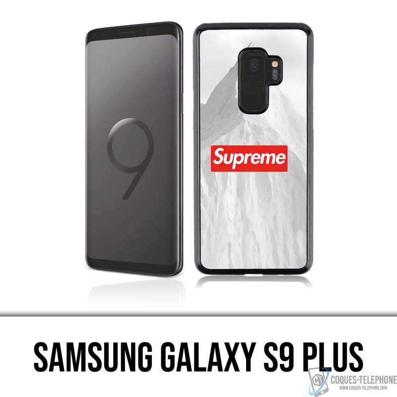 Custodia per Samsung Galaxy S9 Plus - Montagna Bianca Suprema